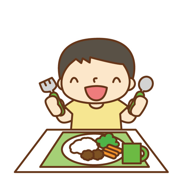 わたしはゆうしょくを___