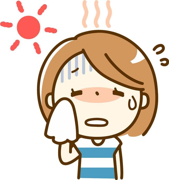 暑い