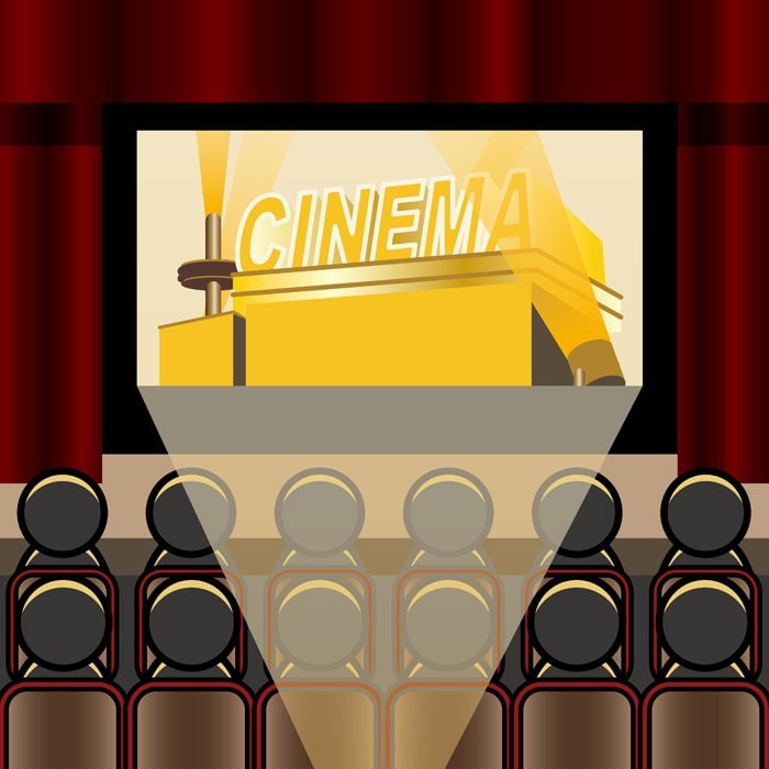 映画を観ます