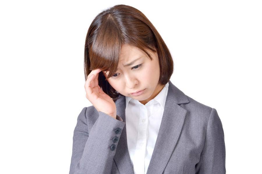 頭が重いです。