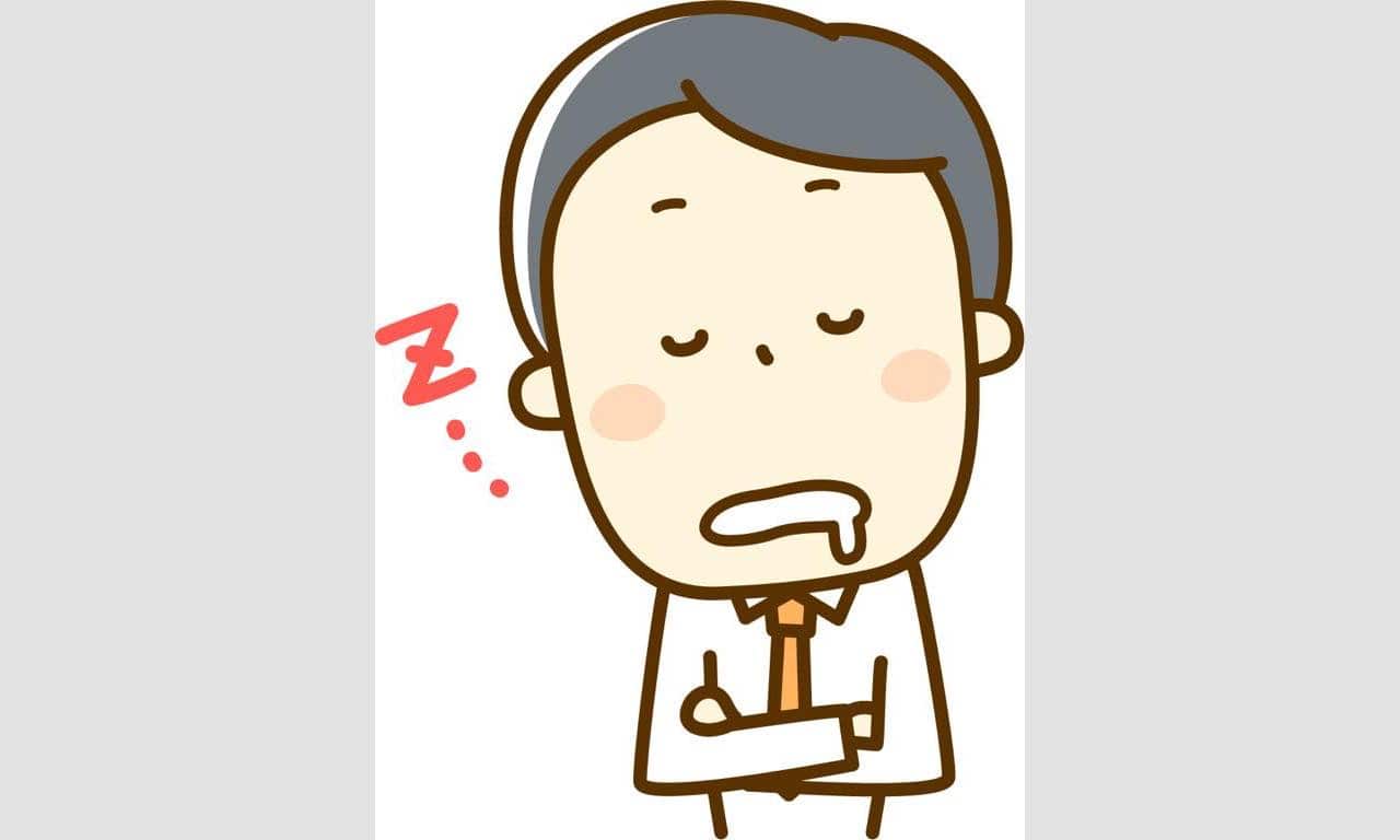 口からよだれが出ます。