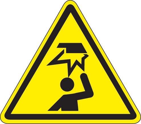 頭に気をつけて！