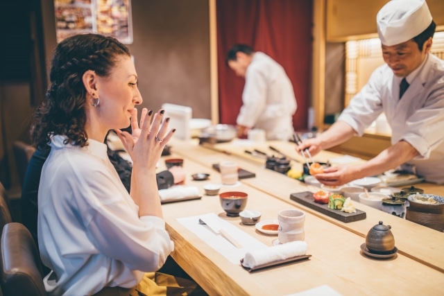 凄くいい夕食を食べたら、素晴らしい気分になった。