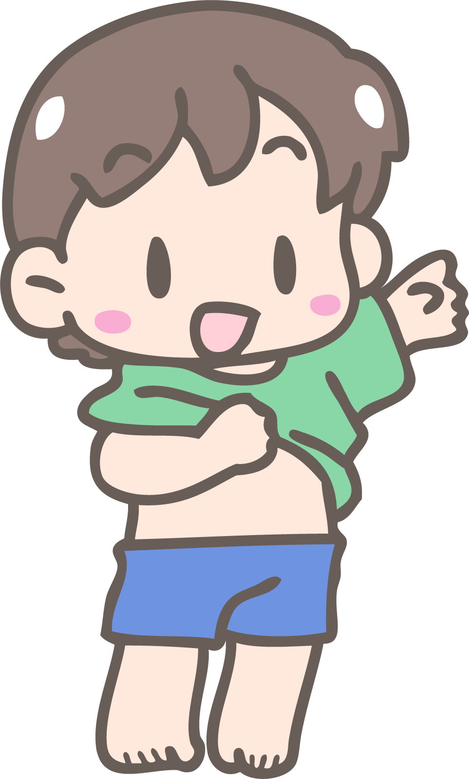 服を脱いで!